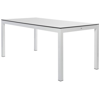 Jan Kurtz Quadrat Tisch 160 x 80cm schwarz | HPL Zementoptik
