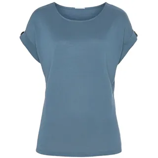 LASCANA Kurzarmshirt Blau 48/50