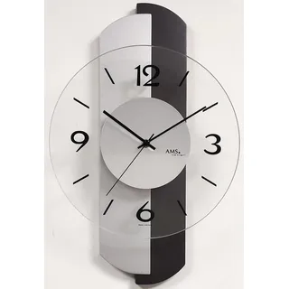 AMS Wanduhr W9206 27,0 grau