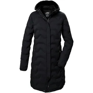 KILLTEC Damen Steppparka/Funktions Parka mit Kapuze KOW 9 WMN QLTD PRK, schwarz, 46,