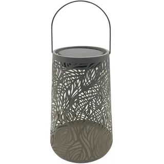 Dehner Laterne Kunststoff, Metall Ø20 x H32 cm Solar grün