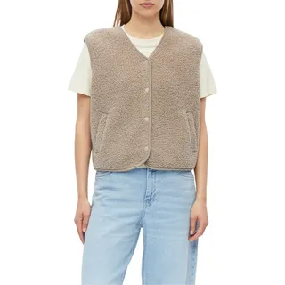 s.Oliver Teddy-Weste Relaxed Fit Braun M