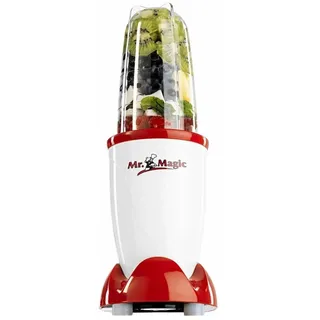 GOURMETmaxx Mr. Magic Standmixer weiß/rot 4 tlg. 250 W