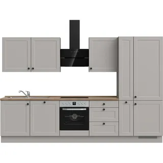 Nobilia Küchenzeile Cascada II 330 cm grau