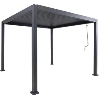 Proregal Pergola 3 x 3 m inkl. 4 Seitenteile Anthrazit
