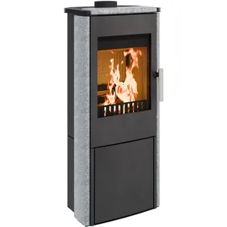 Haas + Sohn Montegrotto Kaminofen Naturstein Schwarz
