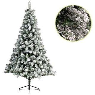 Kaemingk Snowy Imperial Pine Künstlicher Weihnachtsbaum mit Schnee-Beflockung, Mehrfarbig, 210 cm