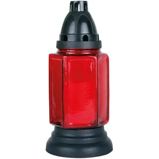 HS Candle Grablicht 24 cm rot