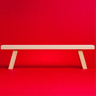 SIKORA B2 einfache Holz Schwibbogenbank Schwibbogen Erhöhung L: 44 cm
