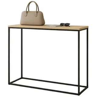 DanDiBo Ambiente Konsolentisch Schmal 100x80x30 cm schwarz