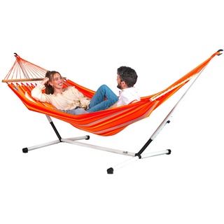 La Siesta Hängemattengestell, Metall, 115x110-130 cm, Gartenmöbel, Hängematten