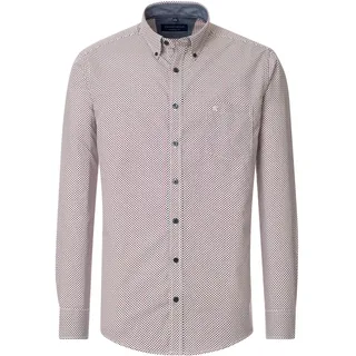 CasaModa Langarmhemd Comfort Fit rot XXL