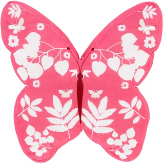 Catherine Lansfield Schmetterling, Pink, Polyester, Rose, 38 x 9 x 38 cm