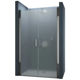 doporro Teramo24 Nischentür rechts 95 x 195 cm ESG-Sicherheitsglas satiniert