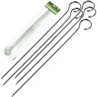 jean products Grillspieß 30 cm Edelstahl silber