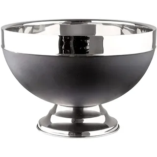 Fink Punchbowl ANDOR schwarz, H:21,5cm Ø:21,5cm, Edelstahl, Eiskübel, doppelwandig