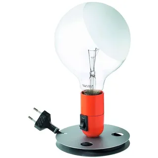 Flos LAMPADINA LED EU NRO, Aluminium, schwarz, 12,5x24cm