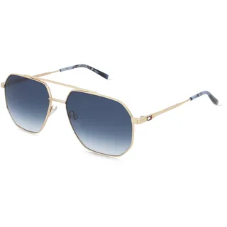 Tommy Hilfiger TH 2191/S Herren-Sonnenbrille Vollrand Eckig Edelstahl-Gestell, gold