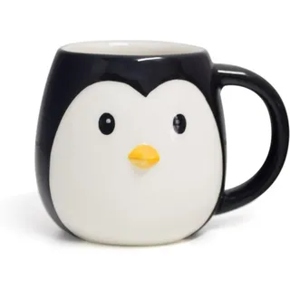 Pinguin-becher, Fassungsvermögen 400 Ml, Spülmaschinen- Und Mikrowellengeeignet, Keramik