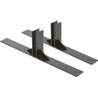 Securit Metallfüße für Multi-Schiefer 2 St. Schwarz