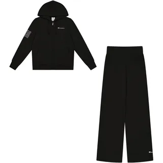 Champion Damen Legacy Emotional Dance W (117522) -Light Stretch Fleece (240gr) Hooded Sportanzug, Schwarz (KK001), S - S