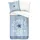 Muller Textil Breeze Wendebettwäsche Renforcé Blau 155 x 220 cm 1 x 80 x 80 cm