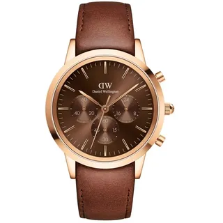 Daniel Wellington Iconic Chronograph St. Mawes Leder 42 mm DW00100640