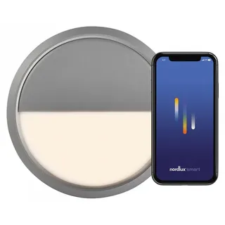 Nordlux Außenwandleuchte Aluminium 20 cm inkl. LED grau