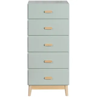 Mobili Rebecca Kommode, Grün, Holzwerkstoff, Rechteckig, 40x115x50 cm, Wohnzimmer, Kommoden & Sideboards, Kommoden