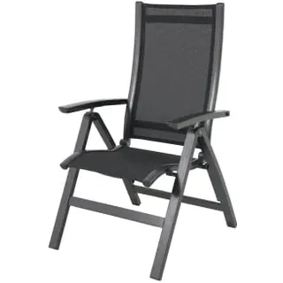 MWH Das Original Royal Kensington Multipositionsstuhl 63,5 x 67,5 x 110 cm grau