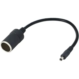 CERRXIAN 12/24 V Zigarettenanzünder-Stecker, weiblich, DC 5,5 mm x 2,1 mm auf Zigarettenanzünder-Buchse, Adapter für Kfz-Ladekabel