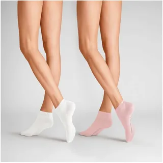 Kunert Hudson Sneaker Socken 2-Paar Pink 35-38