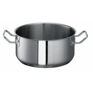 SCHULTE-UFER Bratentopf Chef, Chef (Einzelartikel, 1-tlg., 1 x Bratentopf), Ofenfest, Edelstahl, 24 cm Durchmesser