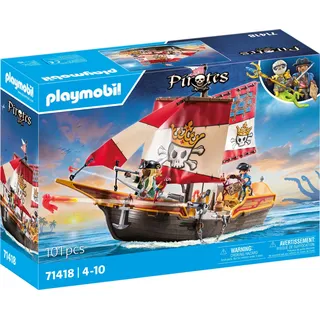 Playmobil Kleines Piratenschiff (71418, Playmobil Pirates)