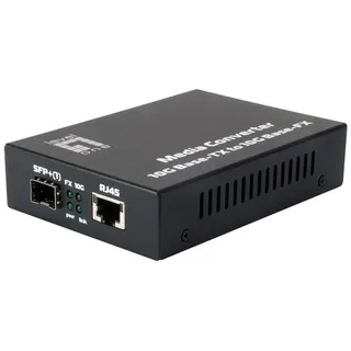 LevelOne GVT-0500 Medienkonverter 10000 Mbit/s Schwarz