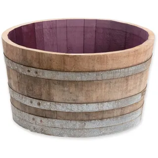 Temesso Halbiertes Weinfass D 70 x 40 cm Braun