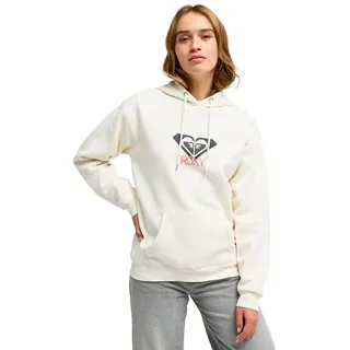 Roxy Surf Stoked Brushed Art Hoodie Weiß XL