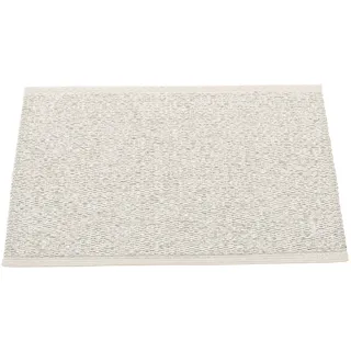 Pappelina - Svea Teppich, 70 x 50 cm, stone metallic / grey