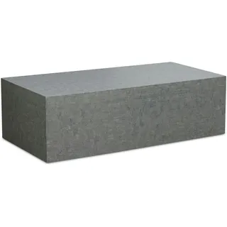 FineBuy Couchtisch FineBuy Wohnzimmertisch MONOBLOC Beton Optik Grau Sofatisch Modern
