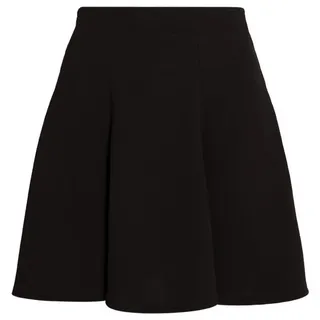 SASSYCLASSY Minirock Eleganter Mini Rock Damen mit Falten und Gummibund schwarz S