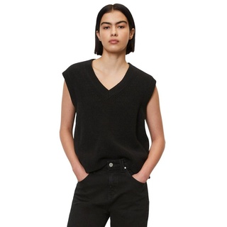 Marc O'Polo DENIM V-Ausschnitt-Pullover aus reiner Bio-Baumwolle schwarz XL