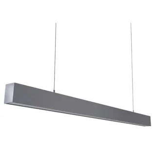 LUXULA 40 W 120 cm Linearleuchte grau Aluminium