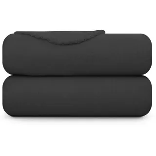 BestLivings Kuscheldecke 130 x 170 cm Schwarz/Grau