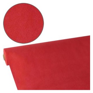 Papstar Tischtuchrolle 84952, rot, Vlies, Soft Selection, 0,9m x 40m