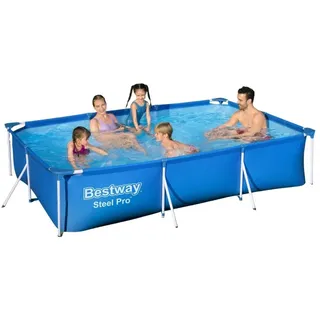 Bestway Steel Pro Swimming Pool Mit Stahlrahmen 300x201x66 Cm 56404