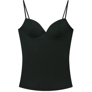 Gyios Korsett Damen bauchweg Burgund Slip Top Frauen Sommer Sexy Tanks Camis Mode Ärmelloses Backless BH Chic Elegante Bustier Leibchen-schwarz-m
