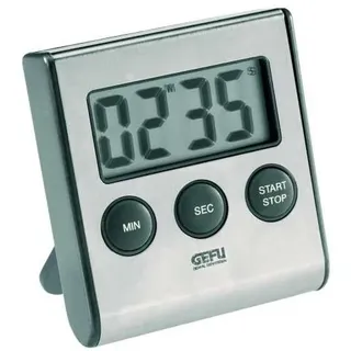 GEFU Contare Digitaler Kurzzeitmesser Edelstahl/Silber