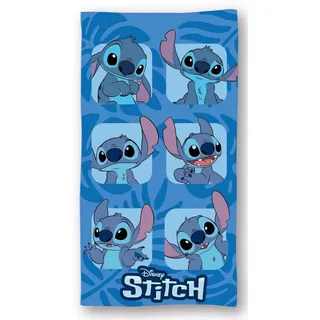 Lilo & Stitch Badetuch 70 x 140 cm blau