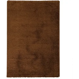 Pergamon Aloha Hochflorteppich 60 x 110 cm Braun