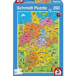 Schmidt Spiele Deutschlandkarte mit Bildern 56312